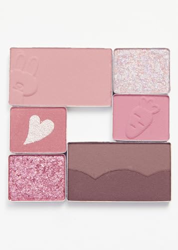 I'M MEME Wonder Soft Layer Palette - 7 Shades | Portable Size, Versatile, Blendable, Neutral Colors with Soft Texture, 02 My Bunny, 0.23 Oz