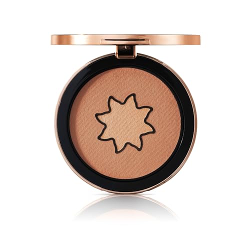 M. Asam MAGIC FINISH Satin Bronzer Amber & Walnut - Highly pigmented bronzer powder duo, make-up with skin-beautifying vitamin E, powder blush for an individual soft bronzing effect, 0.22 Oz