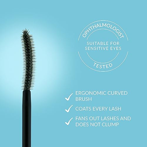 Talika Lipocils Mascara - Eyelash Growth Formula Mascara - 2-in-1 Makeup & Eyelash Care Solution - Brown