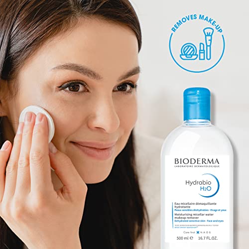 Bioderma Hydrabio H2O PUMP Micellar Water - Cleansing and Make-Up Removing, 16.7 Fl Oz