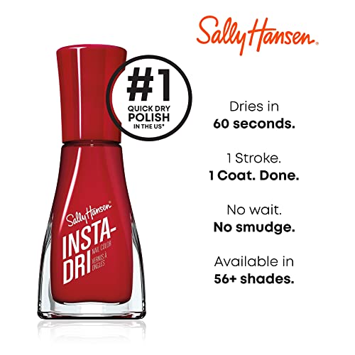 Sally Hansen Insta-Dri Nail Polish, Luxe Finish Collection, Extrava-grey, 0.31 fl oz