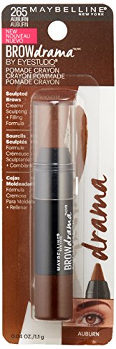 Maybelline New York Brow Drama Pomade Crayon, Auburn, 0.04 oz.