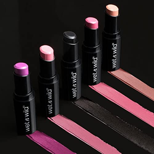 wet n wild Silk Finish Lipstick, Hydrating Rich Buildable Lip Color, Formulated with Vitamins A,E, & Macadamia for Ultimate Hydration, Cruelty-Free & Vegan - Light Berry Frost