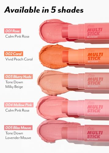 I'M MEME I'm Multi Stick | Blusher Stick for Face | Easy Blending Matte Finish Formula Suitable for Beginners | Blusher 005 Bliss Mauve