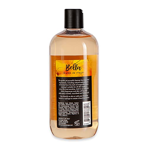 Via Mercato Bella Collection, Hydrates & Invigorates, Shower Gel, 500 ML, No. 1 - Loquat, Peach & Mandarin