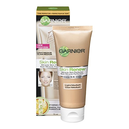 Garnier Skin Renew Miracle Skin Perfector B.B. Cream, Light and medium, 2.5 Fluid Ounce