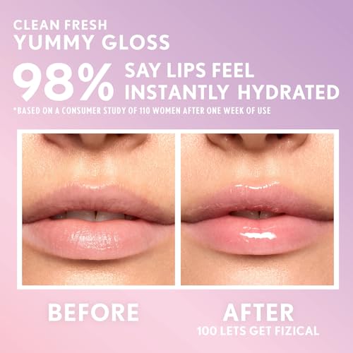 COVERGIRL Clean Fresh Yummy Gloss – Lip Gloss, Sheer, Natural Scents, Vegan Formula - Laugh-vender