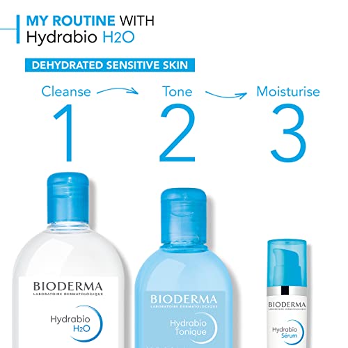 Bioderma Hydrabio H2O PUMP Micellar Water - Cleansing and Make-Up Removing, 16.7 Fl Oz