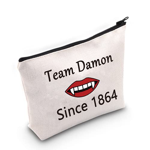 LEVLO The Vampire Lovers Gift Team Damon Stefan Salvatore Since 1864 Makeup Bags Vampire Fandom Gift for Fans (Salvatore)