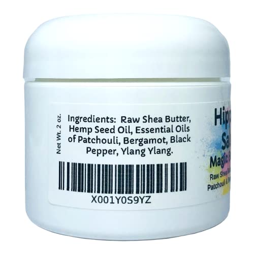 Urban ReLeaf Hippie Salve Magic Butter ! Groovy Botanicals, Shea Butter and 100% Natural, Patchouli, Ylang, Bergamot, Vitamin Rich, Deeply Moisturizing & Healing