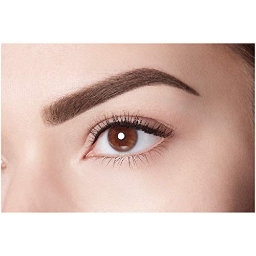 L'Oreal Paris Unbelieva-Brow Longwear Waterproof Tinted Brow Gel, Smudge-resistant, Transfer- Proof, Quick Drying, Easy and quick application with precise brush, Black, 0.15 fl. oz.