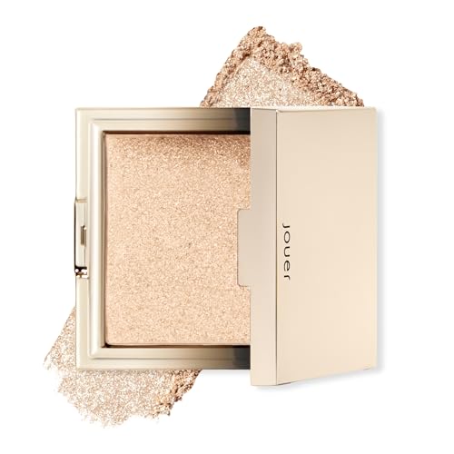 Jouer Powder Highlighter - Highlighter Powder for Face - Luminizer Makeup - Buildable Pigment - Talc, Paraben, Cruelty Free & Vegan - Citrine