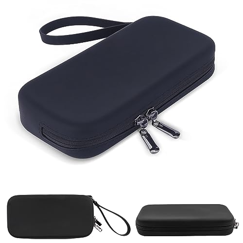 Travel Makeup Bag, Small Flat Cosmetic Bag with Double Zipper for Purse, Women,Waterproof Silicone Makeup Pouch