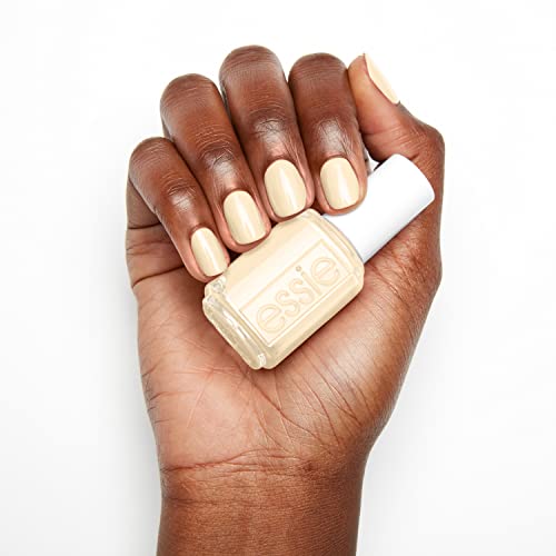 essie nail polish, limited edition spring 2022 collection, pastel yellow nail color with a cream finish, 8-free vegan formula, sing songbird along, 0.46 fl oz (Pack of 2)