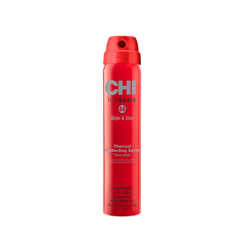 CHI 44 Iron Guard Thermal Protection & Style & Stay Firm Hold Spray Bundle