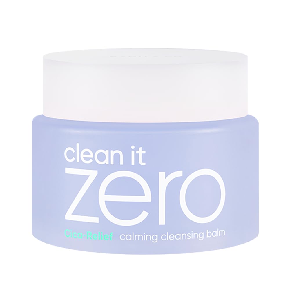 BANILA CO Clean it Zero Calming Cleansing Balm - Korean Makeup Remover for Sensitive Skin - Vegan & Made with Centella Asiatica + Madecassoside - 100ml/3.38 fl oz…