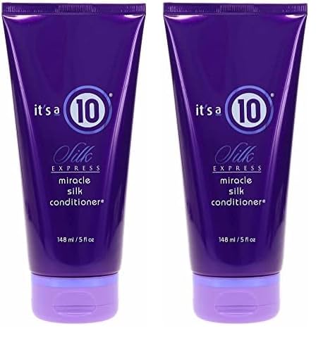 It's A 10 Silk Express Miracle Silk Conditioner for Unisex, 5 Ounce (Pack of 2)