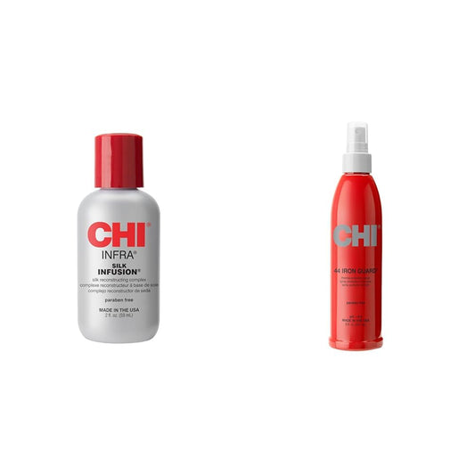 CHI Silk Infusion 44 Iron Guard Thermal Protection Spray Bundle