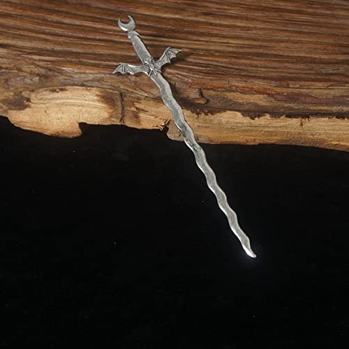 Sword Sword Hair Pin Sword Stick Pagan Amulet Spirit Hair Jewelry For Women (01)