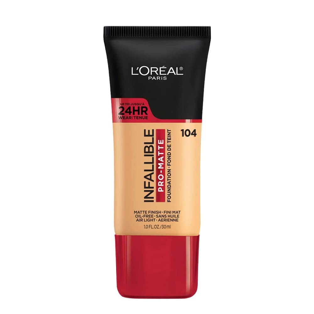 L'Oreal Paris Cosmetics Makeup Infallible Pro-Matte Liquid Longwear Foundation, Golden Beige, 1 fl oz