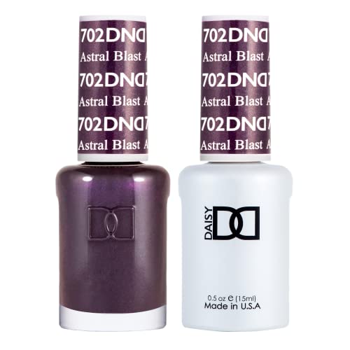 DND Gel Polish Set - 1 each of Red Gel Polish and Red Nail Polish, 759 Lava, 0.5 Fl Oz