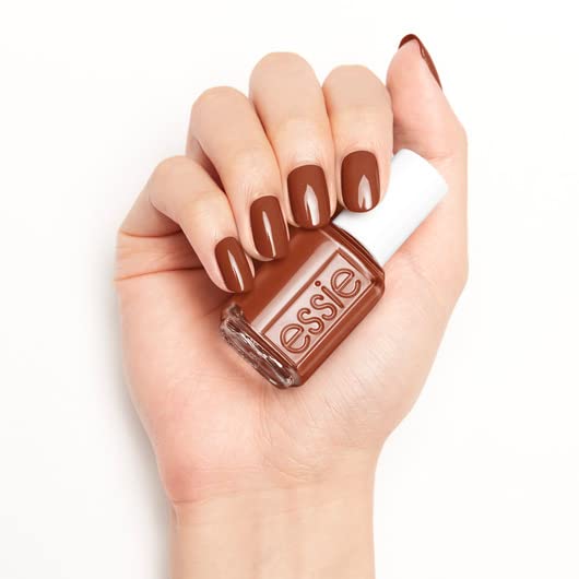 essie Salon-Quality Nail Polish, 8-Free Vegan, Warm Brown, Row With The Flow, 0.46 fl oz (Pack of 2)