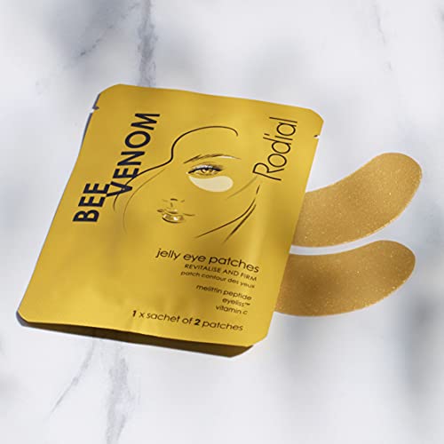 Rodial Jelly Eye Patches Bee Venom (1 Sachet), Rejuvenate and Firm, Cooling Jelly Technology, Anti-puffiness for Under Eyes, Vitamine C for Revitalised and Luminous Eye Look