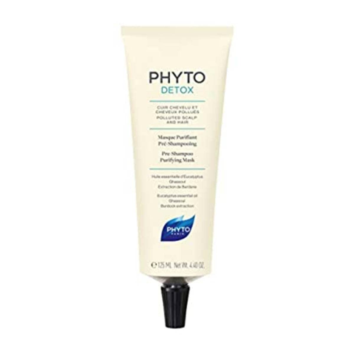 PHYTO Phytodetox Pre-shampoo Purifying Mask, 4.40 Fl Oz