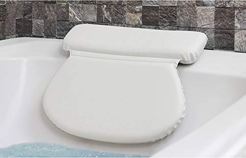 Epica Bath Pillow | Luxury Bathroom Accessories for Women & Men, Bathtub Decor, Bath Essentials | Non-Slip Waterproof Pillow with Strong Suction Cups, Hot Tub Neck Support, Bathtub Spa Pillow, Oval