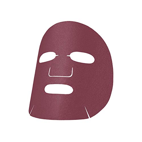 Soo'AE Red Wine Anti-Aging Hologram Mask 1 Count Vegan Collagen Antioxidants to Firm, Restore and Brightening Skin, Korean Beauty Sheet mask hydrate glow brightening premium facial mask face wrap foil kbeauty