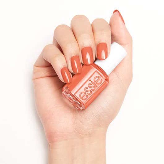 Essie Salon-Quality Nail Polish, 8-Free Vegan, Muted Midtone Orange, Frilly Lilies, 0.46 fl oz (Pack of 2)