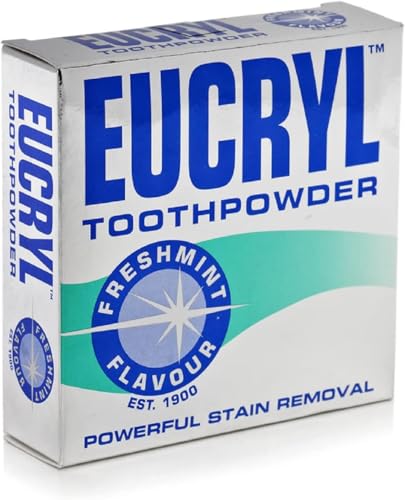 Eucryl Smokers Tooth Powder Freshmint Flavour (50g) - Pack of 6