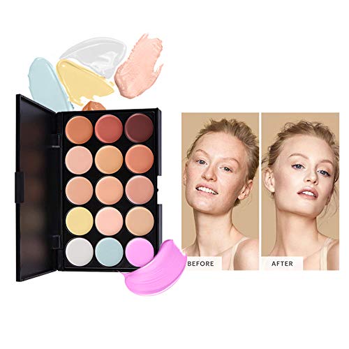 Pure Vie All-in-One Holiday Gift Surprise Makeup Set Essential Starter Bundle Include Eyeshadow Palette Lipstick Concealer Blush Mascara Eyeliner Face Powder Lipgloss Brush - Full Makeup Kit for Women