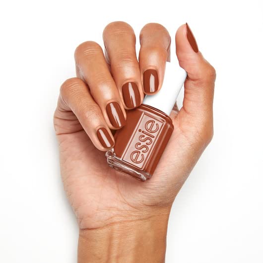 essie Salon-Quality Nail Polish, 8-Free Vegan, Warm Brown, Row With The Flow, 0.46 fl oz (Pack of 2)