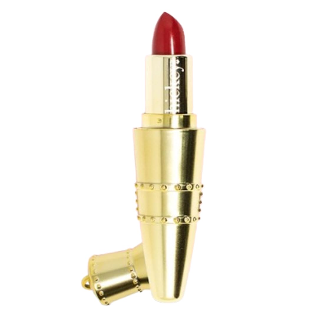 Hickey Lipstick Mile High Perfect Red Organic Refillable Lipstick - Moisturizing & Long Lasting, Gluten Free, HIghly Pigmented & Cruelty Free Lipstick - Vegan - luxe finish