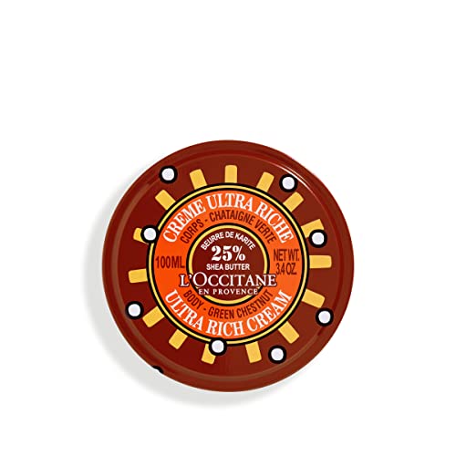 L’OCCITANE Shea Chestnut Body Cream, Limited Edition, Nourish&Soften 3.4 Oz