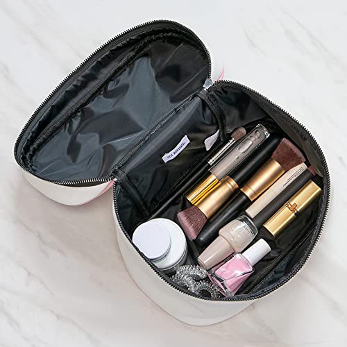 Studio Oh! OCS Designs Cosmetic Bag - Potions and Lotions Train Case for Travel Size Toiletries - Storage for Makeup, Brushes, & Accessories with Full Zip Closure