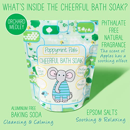 Poppymint Pals Toddler Bath Soak- Cheerful/Orchard Medley