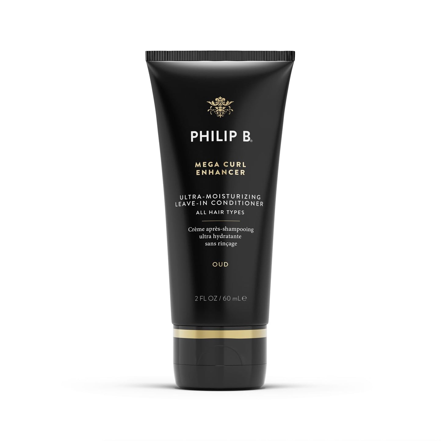 PHILIP B. Forever Shine Shampoo and Conditioner 2 oz Each + Mega Curl Enhancer 2oz - Shampoo and Conditioner Set with Notes of Pure Oud