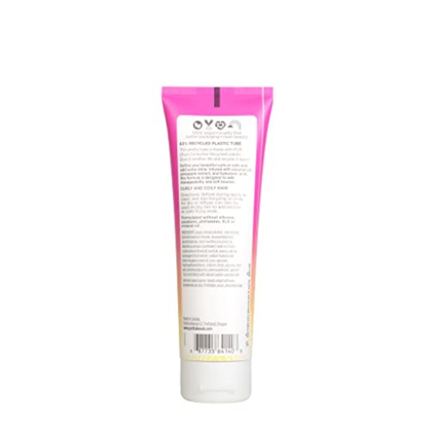 Pacifica Beauty Pineapple Swirl Curl Defining Cream, 100% Vegan & Cruelty Free, 4 Fl Oz