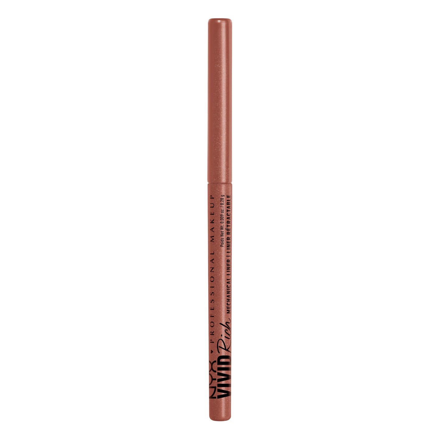 NYX PROFESSIONAL MAKEUP Mechanical Eye Pencil, Vivid Rich Mechanical, Creamy Retractable Eyeliner - Spicy Pearl, Bronze Eyeliner