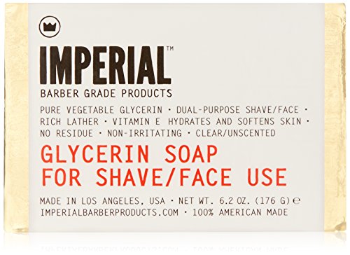 Imperial Barber Glycerin Soap, 6.2 oz