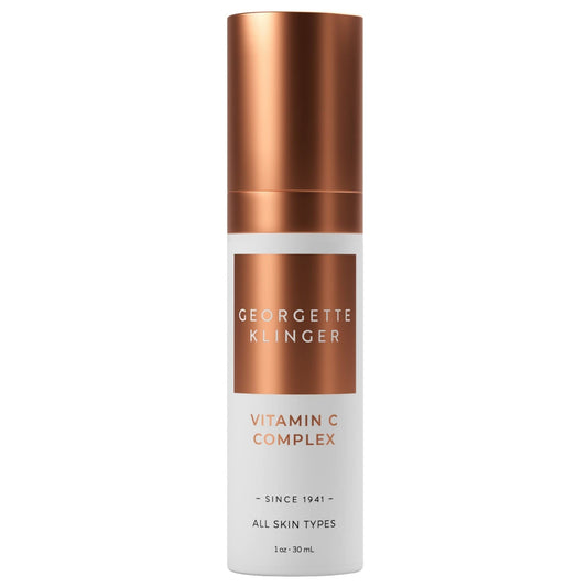 Georgette Klinger Vitamin C Complex - Hyaluronic Acid & Kakadu Plum Serum Hydrates, and Reduce Aging Signs Wrinkles, Fine Lines, Sun Spots, Age Spots, Acne Scars, While Maintaining Moisture - 1 oz