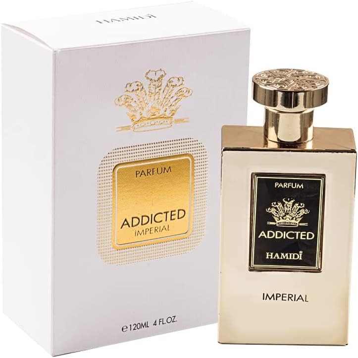 HAMIDI Addicted Imperial Parfum 120ml 4 FL.OZ, Long Lasting Fragrance, Perfume for men (Addicted Imperial)