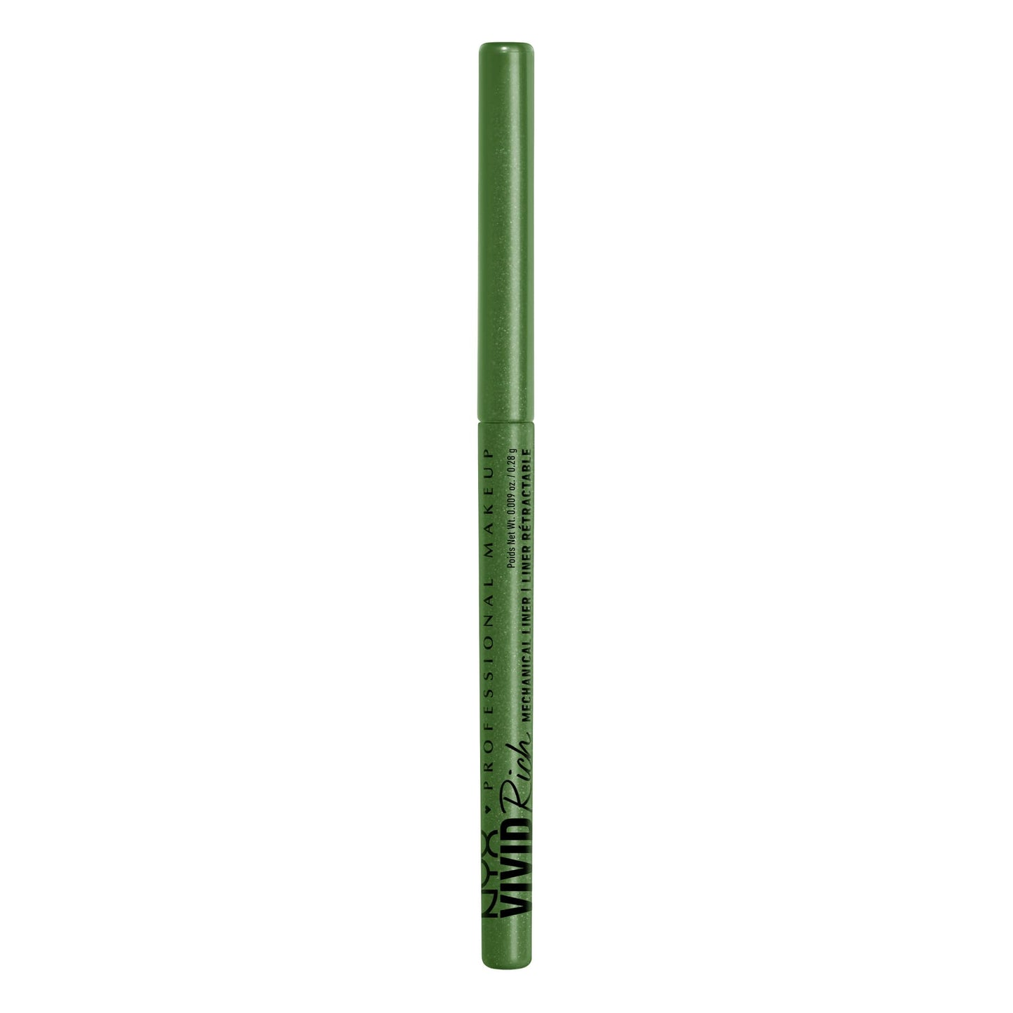 NYX PROFESSIONAL MAKEUP Mechanical Eye Pencil, Vivid Rich Mechanical, Creamy Retractable Eyeliner - It's Giving Jade, Olive Green Eyeliner