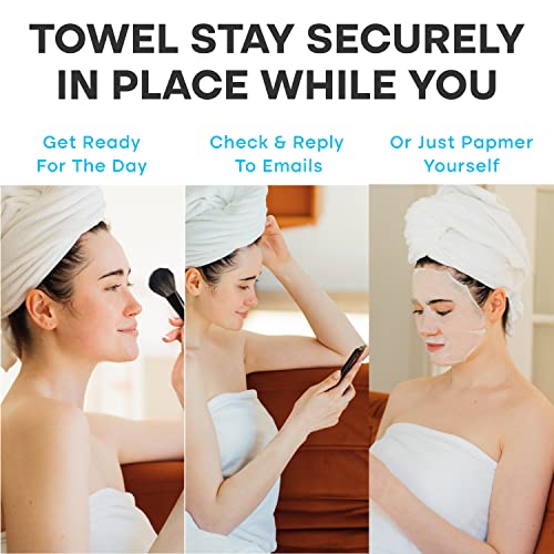 Luxe Beauty Microfiber Hair Towel Wrap – Absorbent Microfiber Hair Towels for Women Long Hair- Hair Drying Towels Microfiber Towel for Hair Wrap Perfect Curly Hair Towel for Plopping