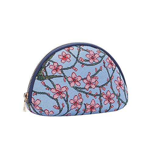 Signare Tapestry Cosmetic Bag Toiletry Makeup Bag for Women With Playful Puppy Dog Design (COSM-PUPPY)