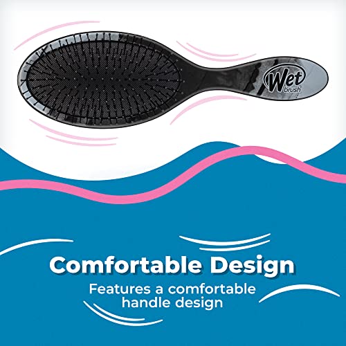 Wet Brush Original Detangler Hair Brush, Gravel - All Hair Types - Ultra-Soft IntelliFlex Detangler Bristles Glide Through Tangles with Ease - Pain-Free Comb for Men & Women