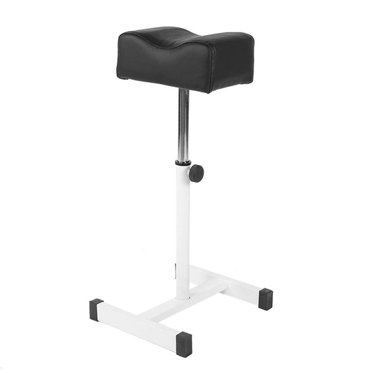 Greensen Pedicure Manicure Footrest Foot Massage Manicure Nail Beauty Stool Stand Adjustable Height for Home Beauty Salon Spa Tattoo, Black