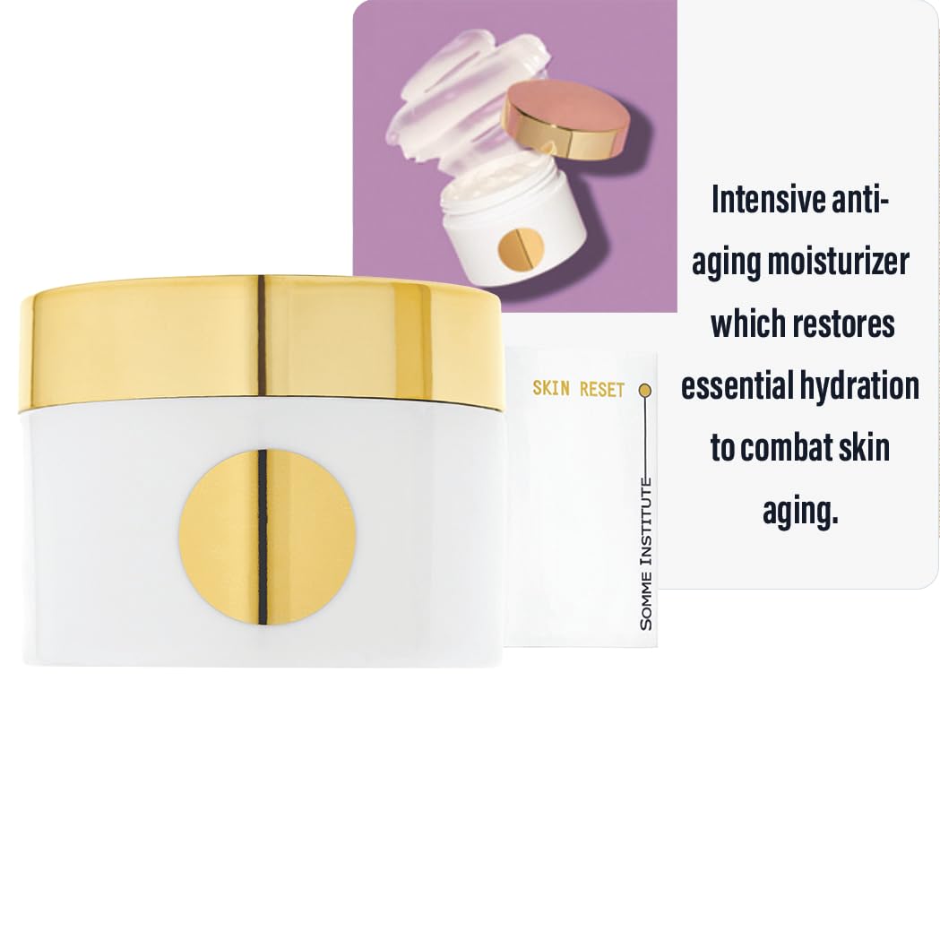 Somme Institute Anti Aging Cream | Thick Face Cream for Face, Neck, and Chest | Daily Facial Moisturizer | Anti-Wrinkle, Reduce Fine Lines | Intensive Anti-Aging Cream | 1.7 Fl Oz